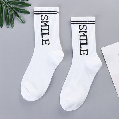 xiangtuibao Trends high quality fashion socks Man Women's sports Cotton basketball pattern happy  sales digital Pair socks