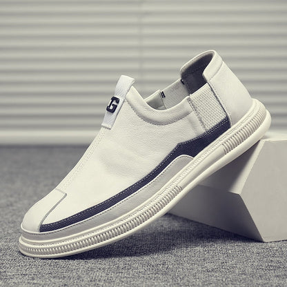 xiangtuibao Welt Stitching Outsole Mens Leisure Shoes Slip On Casual Shoes Sneakers For Man Comfortable shoe Flat Loafers Canvas