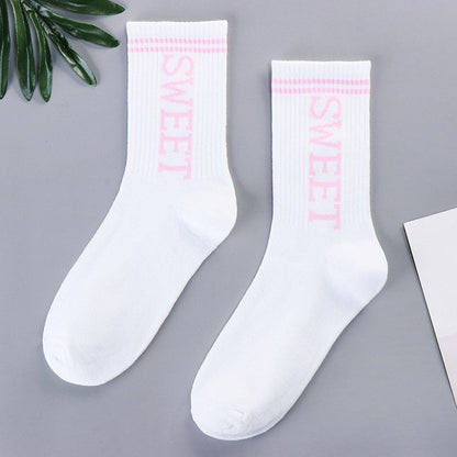 xiangtuibao Trends high quality fashion socks Man Women's sports Cotton basketball pattern happy  sales digital Pair socks