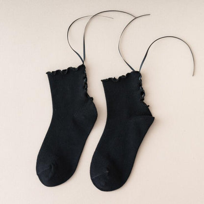xiangtuibao Sweet Lolita Women Socks Bandage Socks Woman Girls Japan Long Socks Ankle Dress Streetwear Calcetines Media