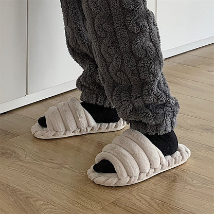 New Couples Stylish Adult Sandals Slip-Proof Thick-Soled Indoor Outdoor Slippers Men Flip Flops House Sleepers Shoes Woman Home