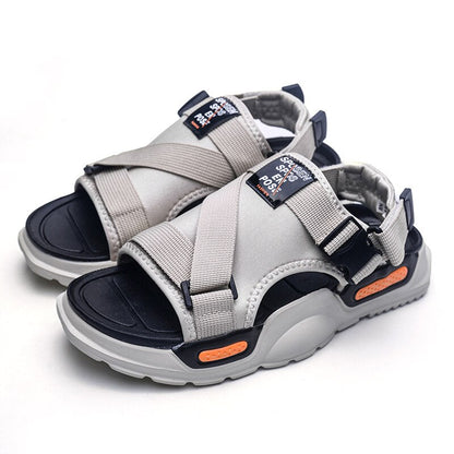 New Fashion Men Slippers Designer Slides Summer Beach Sandals Comfortable Non-slip Water Shoes Open Toe Sandal Side 39-45