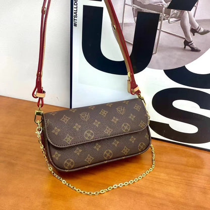 XIANGTUIBAO Louis Fanghua Women's Bag  New Korean Style Fashion Versatile Online Red Ocean Style Mahjong Bag Portable Chain Messenger Bag