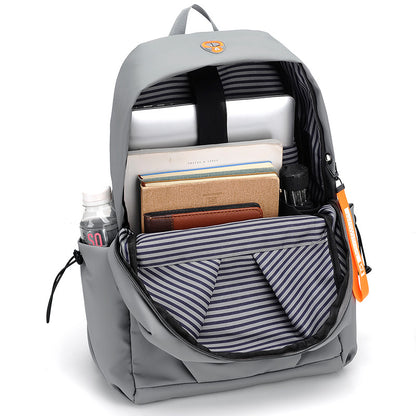 XIANGTUIBAO Backpack Men's Simplicity Leisure Business Travel Computer Backpack High School and College Student Schoolbag Large Capacity Computer Bag