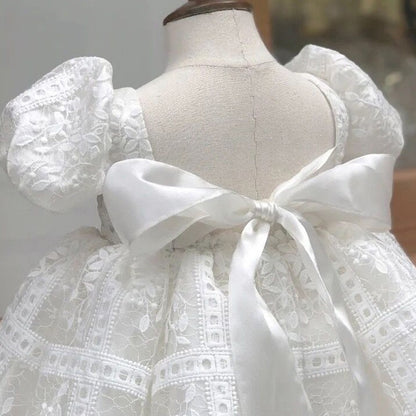 Xiangtuibao One-Year-Old Baby Girl Dress Western Style Girl's One Hundred Days  Spring and Summer Pettiskirt Flower Girl Wedding Little Girl Princess Dress