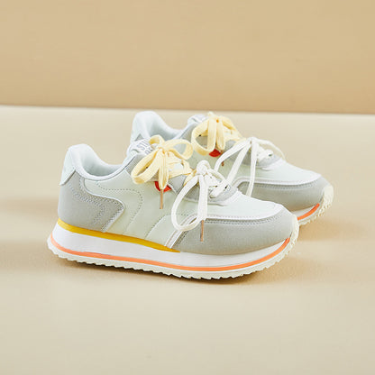 2025  ins Korean version of Forrest Gump shoes women's tide  spring new height increase student running sports casual shoes street shot K1102