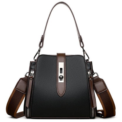2025 popular autumn new fashionable and simple women's bags to work commuter business bags versatile large-capacity messenger bags