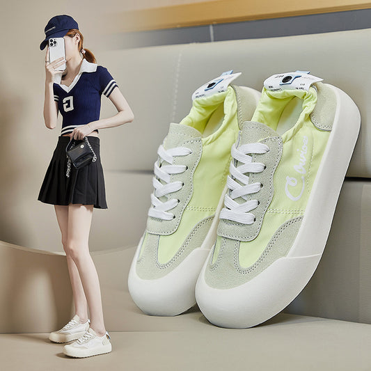 2025  summer new breathable German training little white shoes female students platform versatile casual board shoes sports shoes BR618