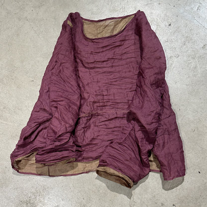2025  24/1 SN08 literary and retro ramie spliced pullover