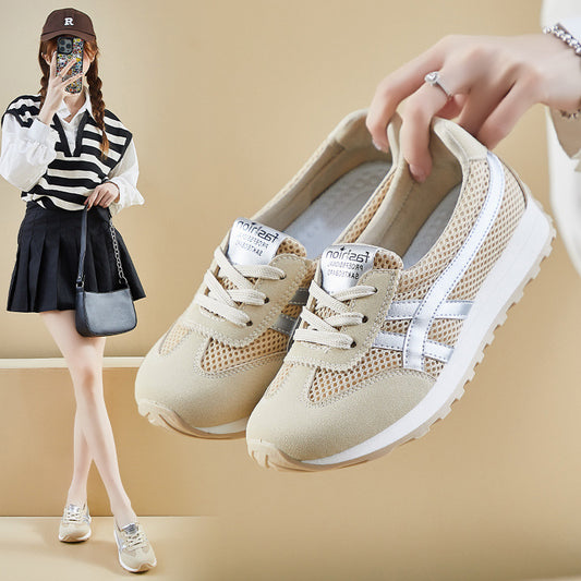 2025  ins Korean version of Forrest Gump shoes women's tide  spring new height increase student sports running casual street shot JCF-213