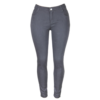 2025 2025 Popular trade New supply Slim fashion denim trousers women