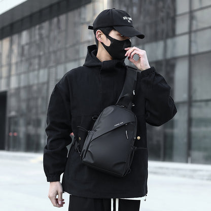 2025 popular New Simple Versatile Messenger Bag Men's Travel Light Bag Shoulder Backpack Men's Multifunctional Portable Breast Bag