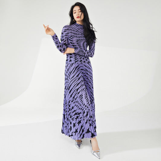 2025 Shenzhen Nanyou high-end women's clothing suit spring and summer new temperament printing fashion versatile T-shirt two-piece set
