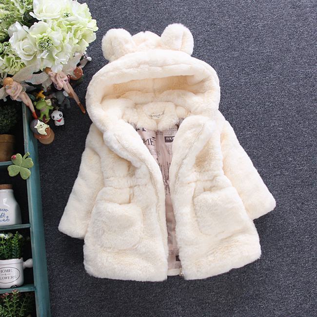 New plush warm winter thickened soft imitation rabbit hair girls small and medium children's hair sweater   explosion