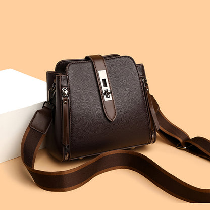 2025 popular autumn new fashionable and simple women's bags to work commuter business bags versatile large-capacity messenger bags