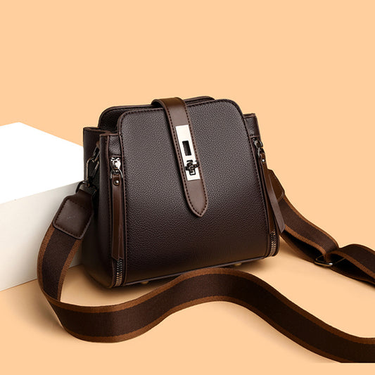 2025 popular autumn new fashionable and simple women's bags to work commuter business bags versatile large-capacity messenger bags