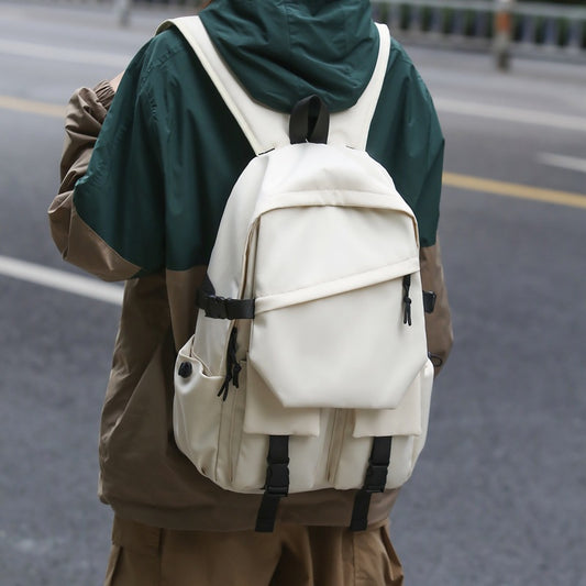 2025  backpack New high school college student schoolbag Men's and women's large-capacity computer bag Anti-splashing nylon backpack