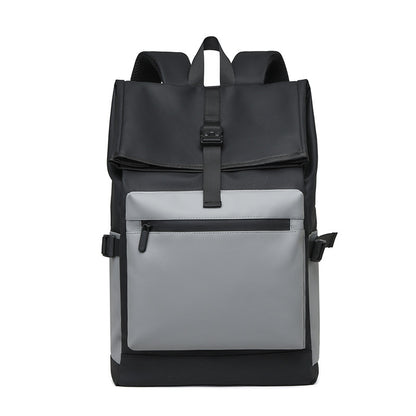 2025  new backpack backpack men's large-capacity roll-up backpack outdoor leisure travel bag back bag