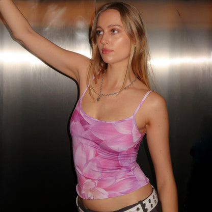 style hot-selling women's clothing  summer new fashion printing sexy slim-fitting suspender small vest wholesale