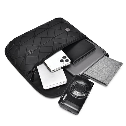 2025 New street trend messenger bag men's high-end diamond shoulder bag large capacity personalized fashion breast bag wholesale