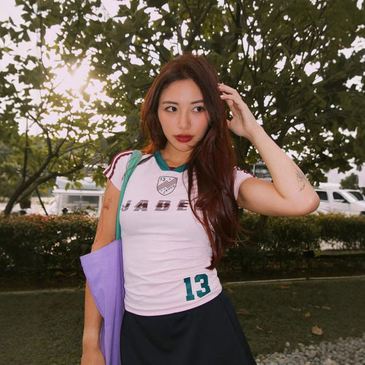 Spring new  New n street numbers alphabet tight casual short-sleeved T-shirt top breathable