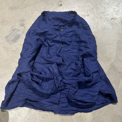 2025    23/9/Keran/Early autumn literary and retro thickened ramie stand-up collar rough edge old washed cardigan