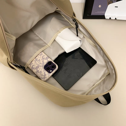 2025 Backpack Men's and Women's Trend Fashion Student Computer Backpack Korean Version Simple Versatile College Style Leisure Travel Backpack