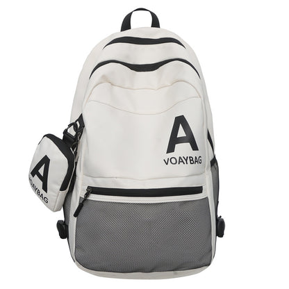 2025 Backpack New Trend Simple Large Capacity Student Backpack Outdoor Travel Sports Backpack Men and Women