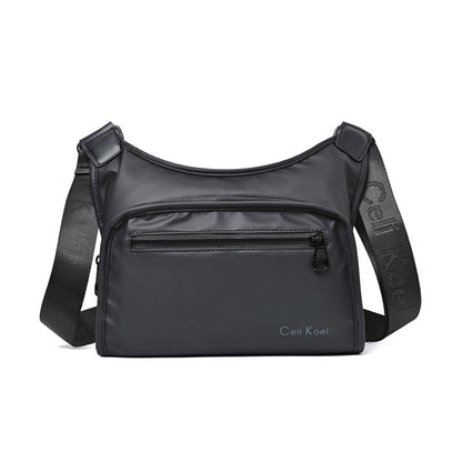 XIANGTUIBAO Messenger Bag Men's New Stylish Good Texture Simple Casual Shoulder Backpack Korean Style Popular Texture Large Capacity Chest Bag