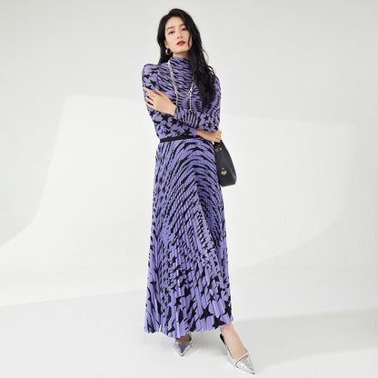 2025 Shenzhen Nanyou high-end women's clothing suit spring and summer new temperament printing fashion versatile T-shirt two-piece set