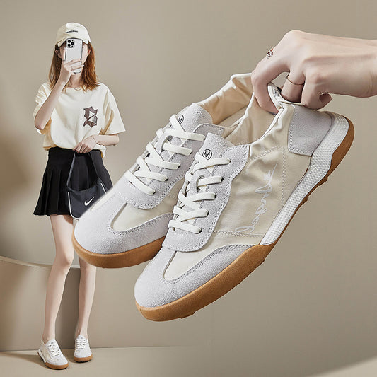 2025  ins Korean version of Forrest Gump shoes women's tide  summer breathable new student running sports shoes white shoes CQ111