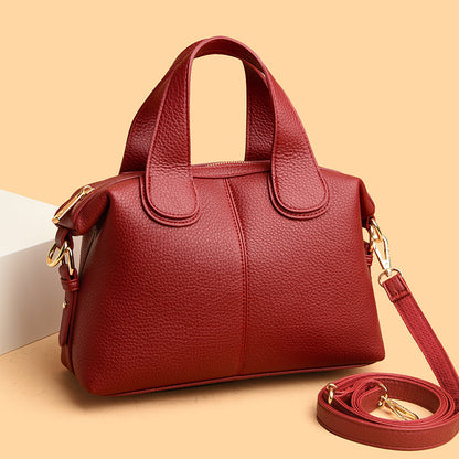 2025 Handbag, new fashionable and high-end bag, women's simple work commuter women's bag, large-capacity shoulder bag can be messaged