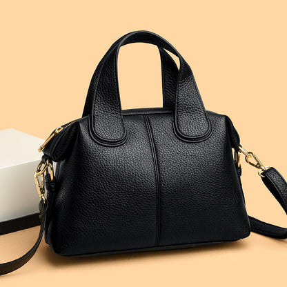 2025 Handbag, new fashionable and high-end bag, women's simple work commuter women's bag, large-capacity shoulder bag can be messaged