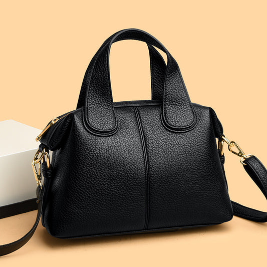 2025 Handbag, new fashionable and high-end bag, women's simple work commuter women's bag, large-capacity shoulder bag can be messaged