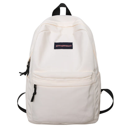 2025 Backpack Men's and Women's Trend Fashion Student Computer Backpack Korean Version Simple Versatile College Style Leisure Travel Backpack