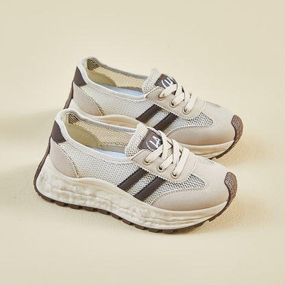 2025  ins Korean version of Forrest Gump shoes women's tide  summer height increase new student sports and leisure mesh breathable ZY2507