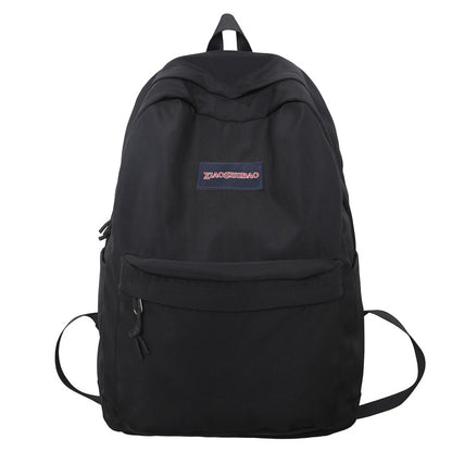 2025 Backpack Men's and Women's Trend Fashion Student Computer Backpack Korean Version Simple Versatile College Style Leisure Travel Backpack