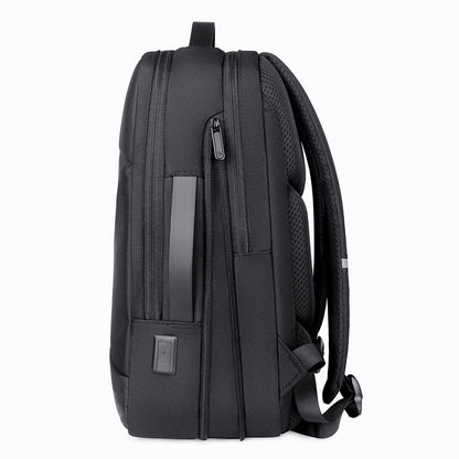 2025 New backpack Men's high-end commuter business backpack Multifunctional expansion 15.6-inch computer backpack