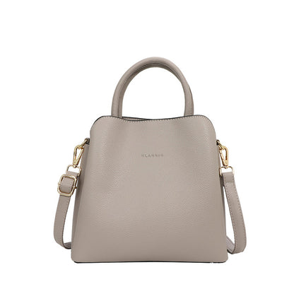 2025 Handbag spring fashionable simple bag multi-compartment large-capacity women's tote bag Korean version of the new commuter satchel