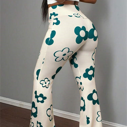 summer new women's clothing New Popular trade casual printing slim-fit hip-wrapped casual trousers