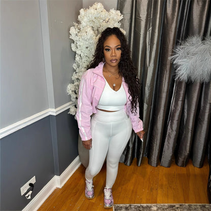 summer  New  sexy babes short long-sleeved contrasting webbing women's jacket women