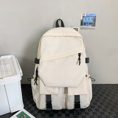 2025  backpack New high school college student schoolbag Men's and women's large-capacity computer bag Anti-splashing nylon backpack