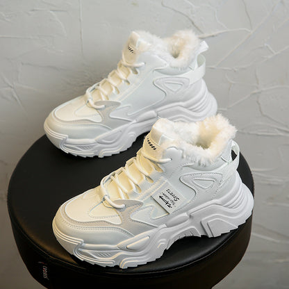 2025  ins Korean version of the new dad shoes for women  spring student versatile sports shoes street shooting casual heightening shoes K819