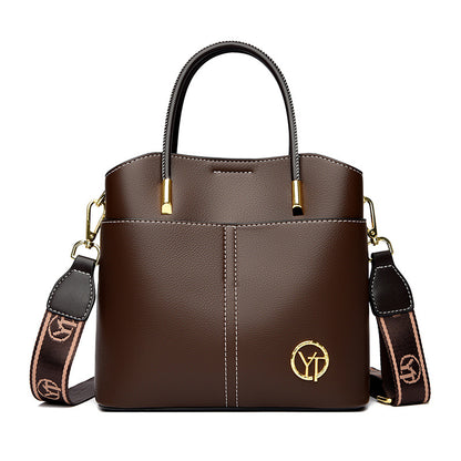 2025 Bag Autumn Women's popular New Large Capacity Bucket Bag Fashion Temperament Mom Bag Premium Commuter Shoulder Bag