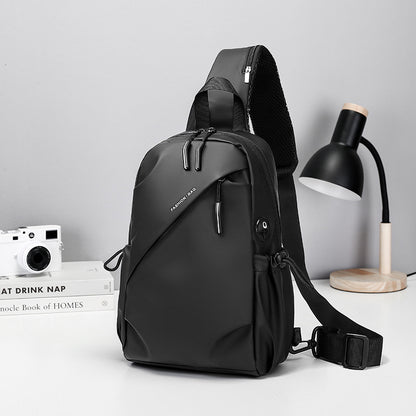 2025 popular New Simple Versatile Messenger Bag Men's Travel Light Bag Shoulder Backpack Men's Multifunctional Portable Breast Bag
