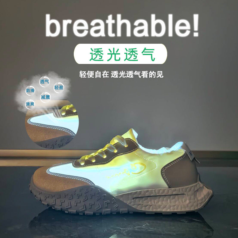 2025  ins Korean version of Forrest Gump shoes women's tide  summer breathable new student running sports leisure street shot JCF2601