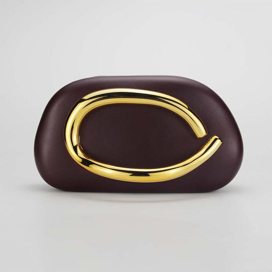 Women's 2025 new shoulder oblique span bag, special-shaped shell acrylic bag, fashionable wedding dinner clutch bag