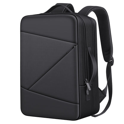 2025 New backpack Men's high-end commuter business backpack Multifunctional expansion 15.6-inch computer backpack