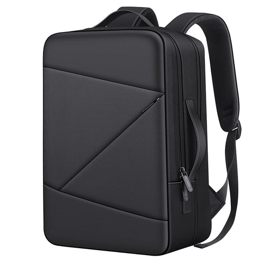 2025 New backpack Men's high-end commuter business backpack Multifunctional expansion 15.6-inch computer backpack