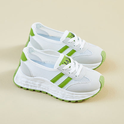 2025  ins Korean version of Forrest Gump shoes women's tide  summer height increase new student sports and leisure mesh breathable ZY2507